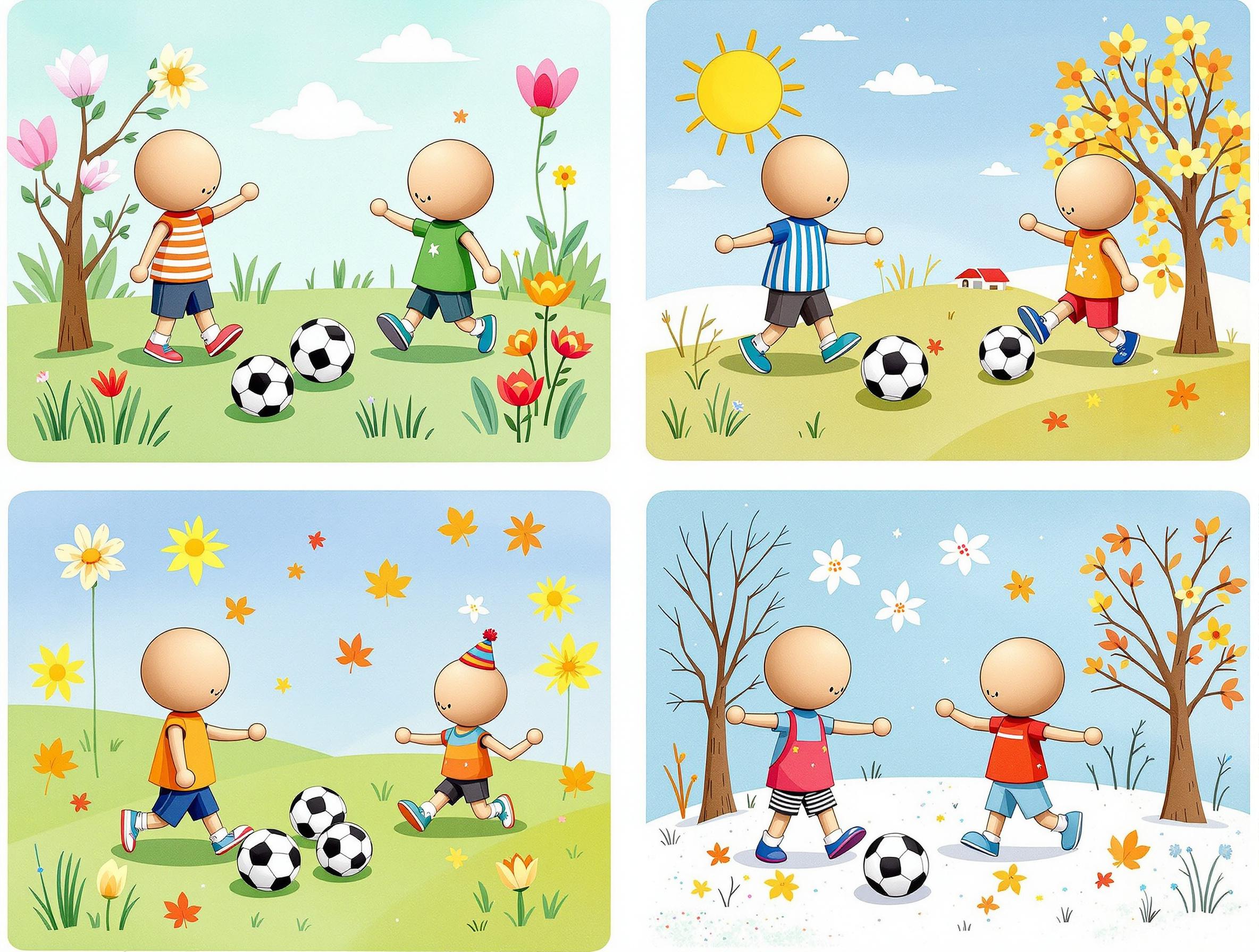 Soccer season.